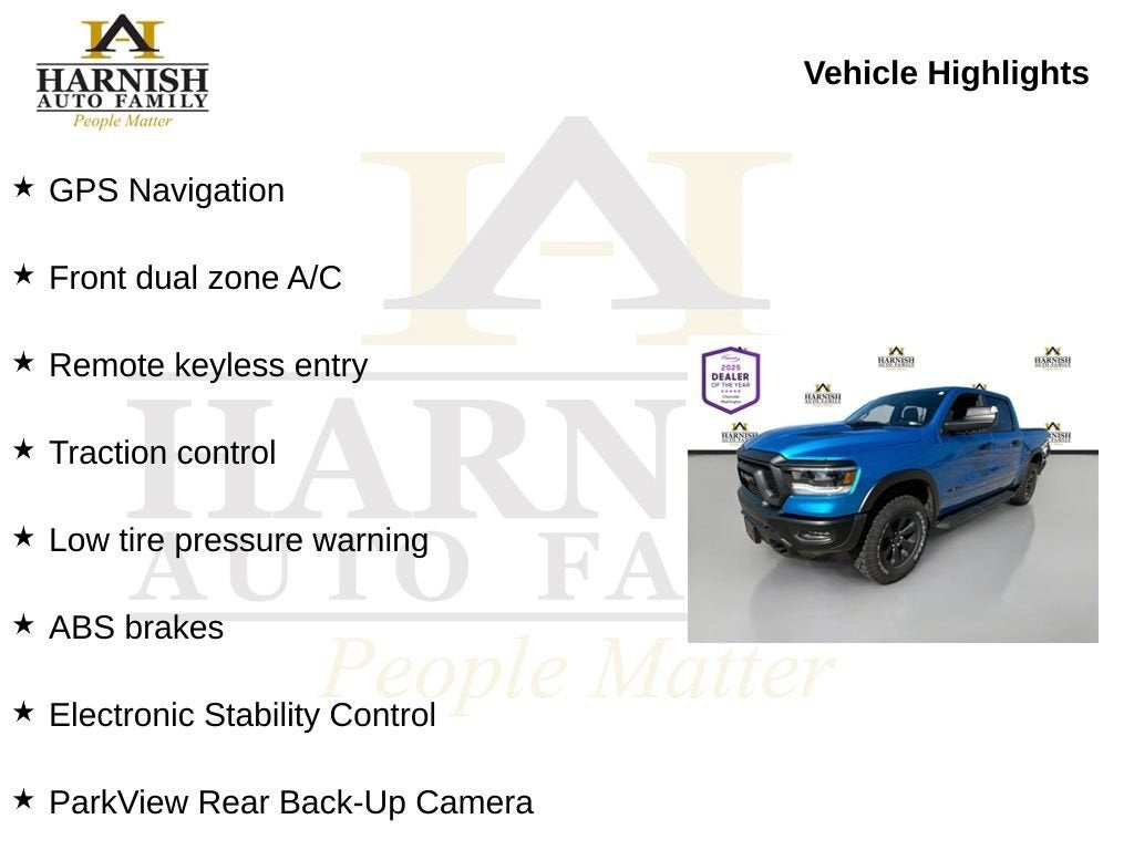 2024 RAM 1500 Rebel Crew Cab 4x4 5'7" Box
