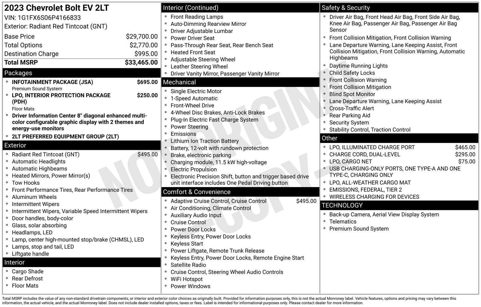 2023 Chevrolet Bolt EV 2LT