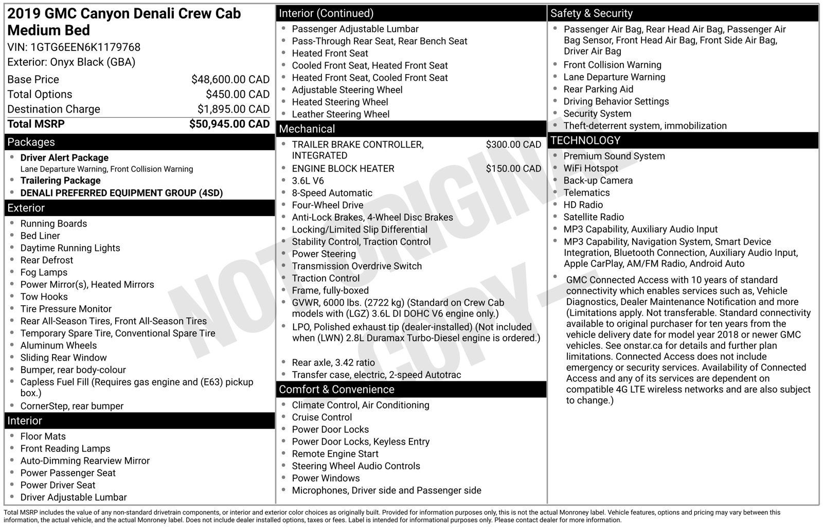 2019 GMC Canyon 4WD Denali