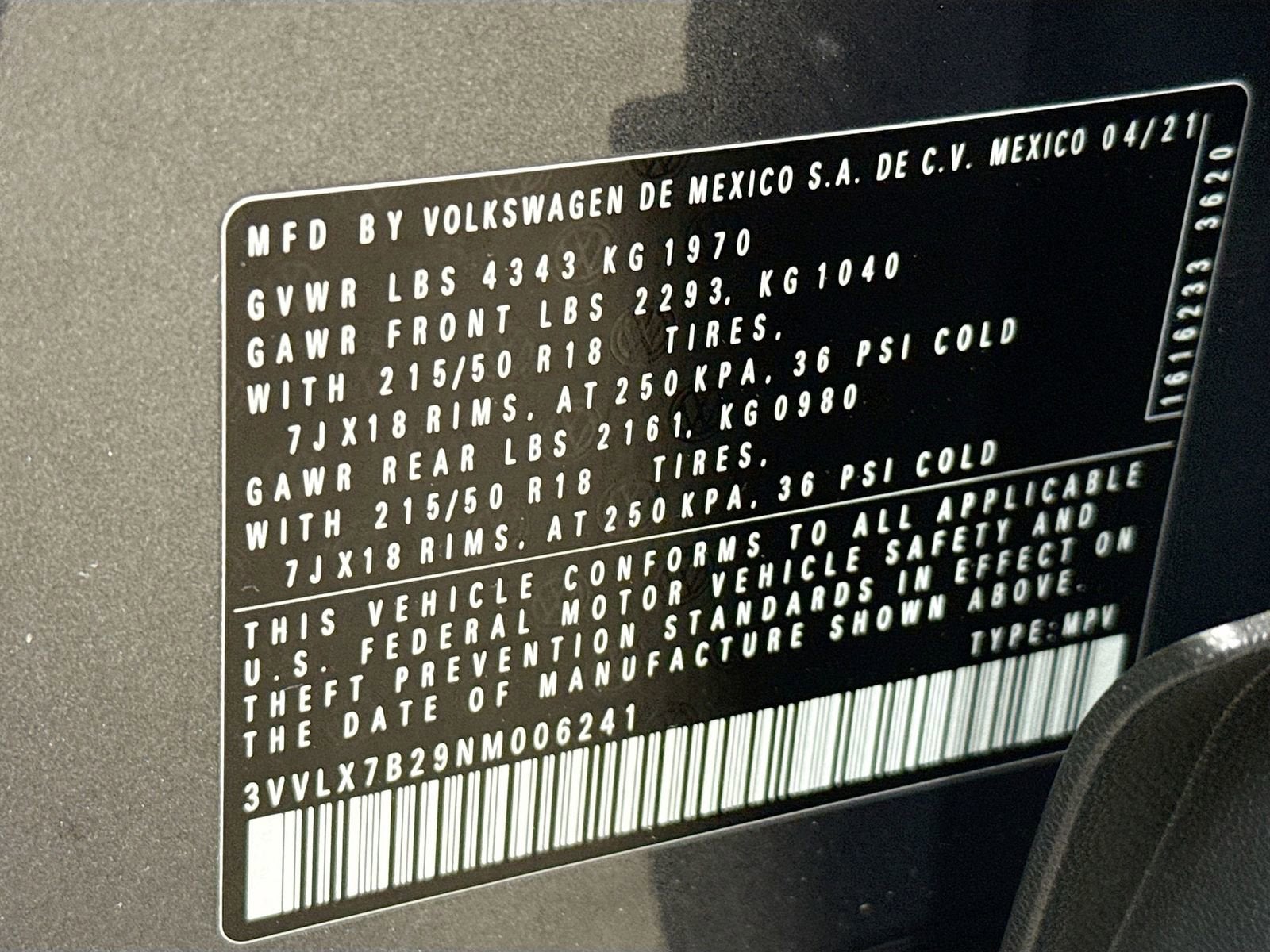 2022 Volkswagen Taos 1.5T SE