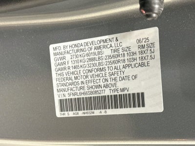 2025 Honda Odyssey EX-L