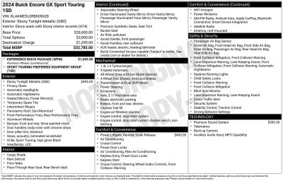 2024 Buick Encore GX Sport Touring