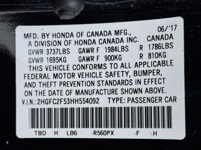 2017 Honda Civic LX