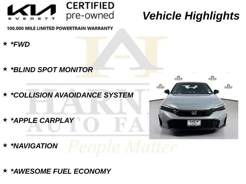 2025 Honda Civic Sport