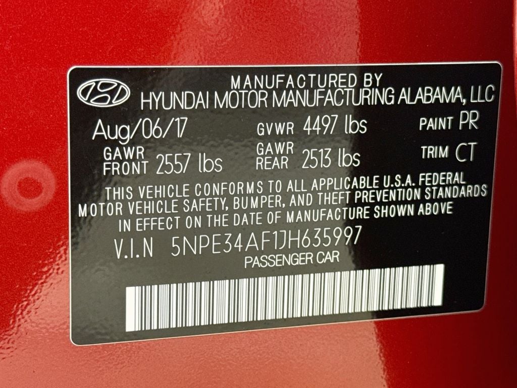2018 Hyundai Sonata Sport