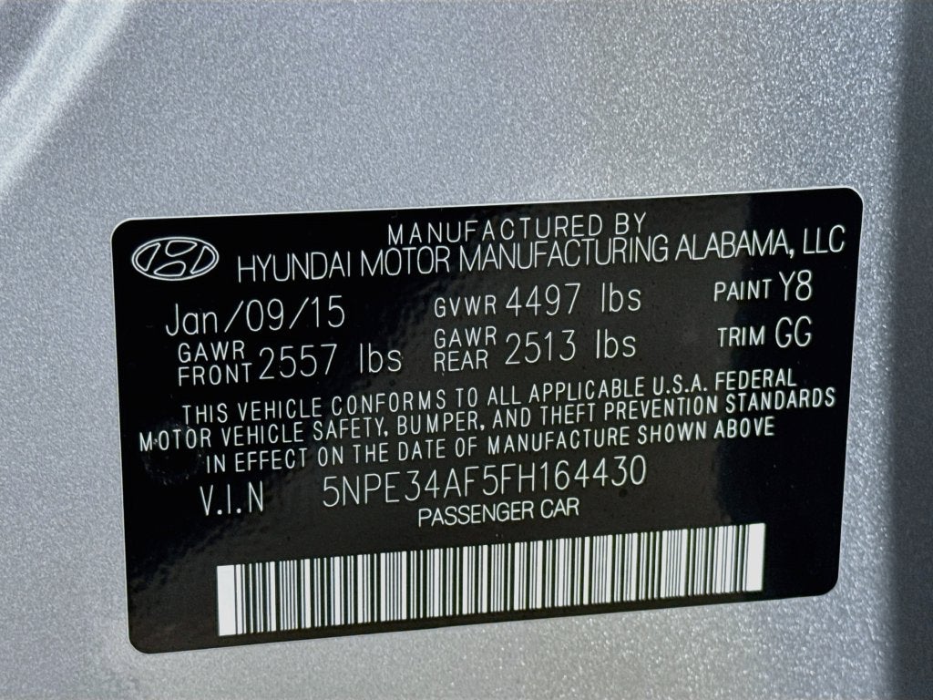 2015 Hyundai Sonata Sport