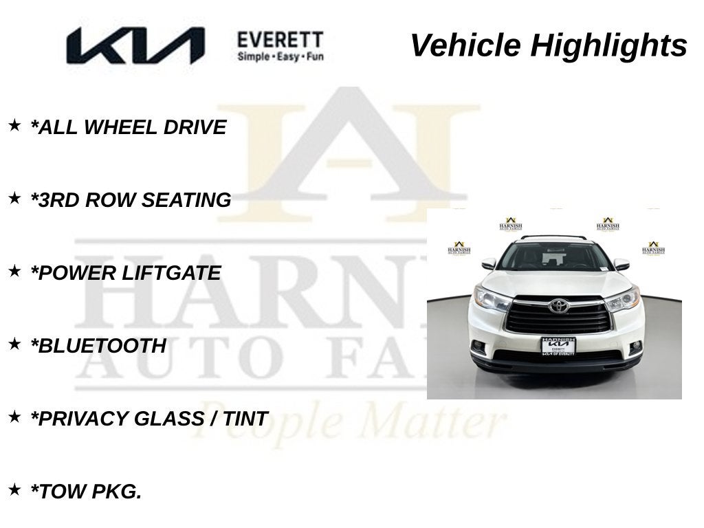 2015 Toyota Highlander LE Plus V6