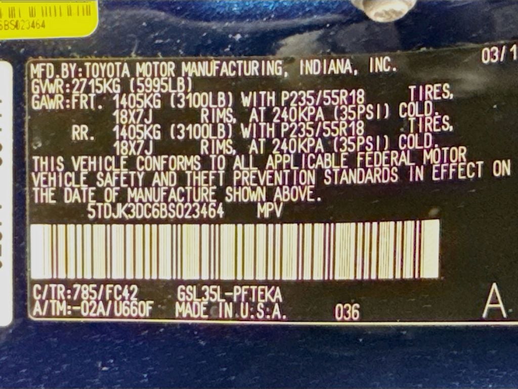 2011 Toyota Sienna LE