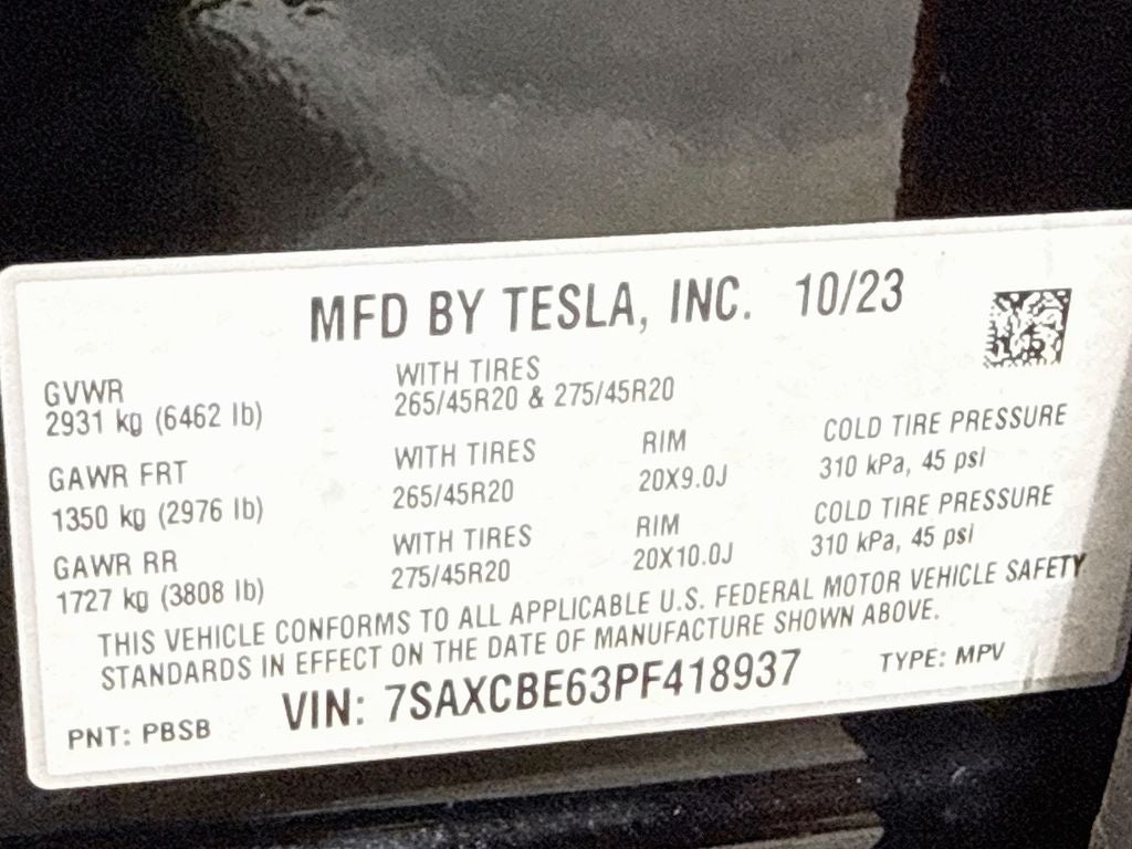 2023 Tesla Model X Plaid