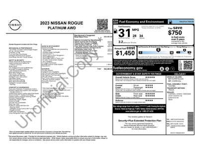 2023 Nissan Rogue Platinum