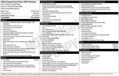 2024 Toyota Prius Prime XSE Premium
