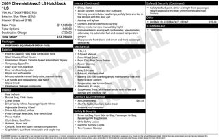 2009 Chevrolet Aveo5 LS