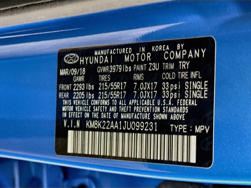 2018 Hyundai Kona SEL