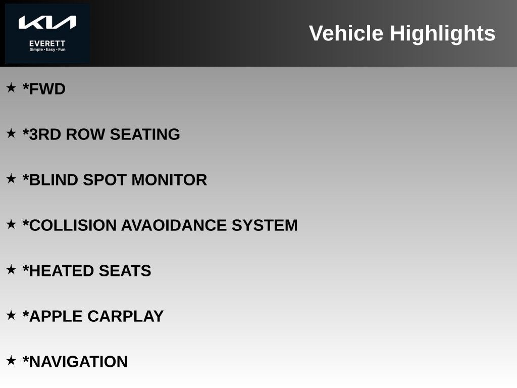 2026 Kia Carnival LXS