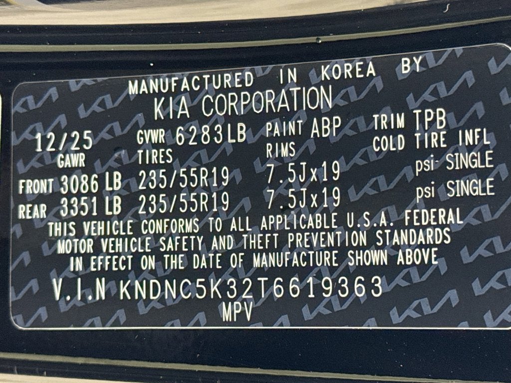 2026 Kia Carnival EX