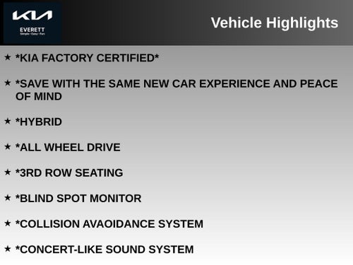 2023 Kia Sorento Hybrid EX