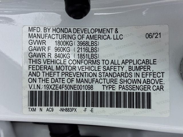 2022 Honda Insight EX