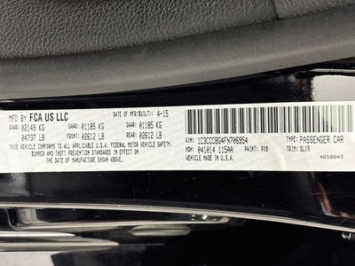 2015 Chrysler 200 S
