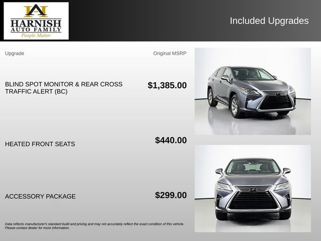 2019 Lexus RX 350 F Sport