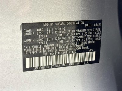 2022 Subaru Outback Premium