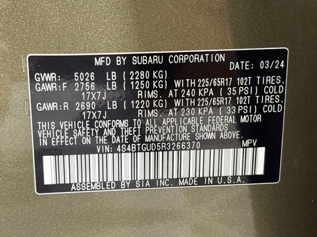 2024 Subaru Outback Wilderness