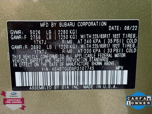 2023 Subaru Outback Wilderness