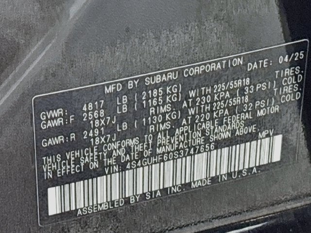2025 Subaru Crosstrek Sport