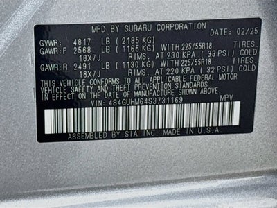 2025 Subaru Crosstrek Limited