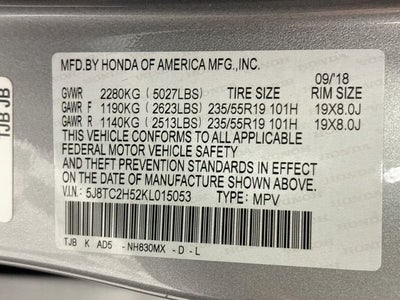 2019 Acura RDX Technology Package SH-AWD