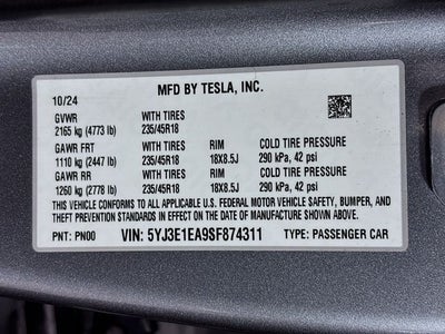 2025 Tesla Model 3 Long Range