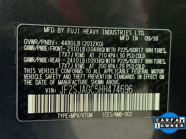 2017 Subaru Forester 2.5i Premium
