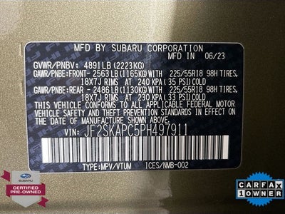 2023 Subaru Forester Limited