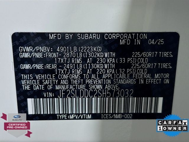 2025 Subaru Forester Premium