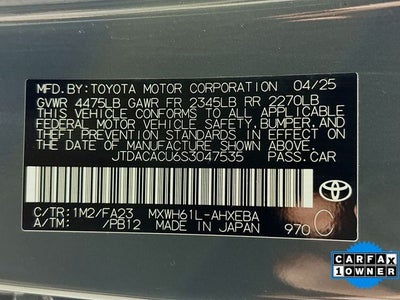 2025 Toyota Prius Plug-In Hybrid SE