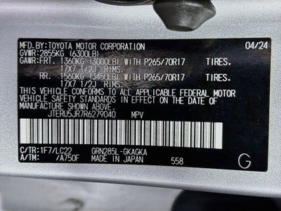 2024 Toyota 4Runner TRD Off-Road Premium