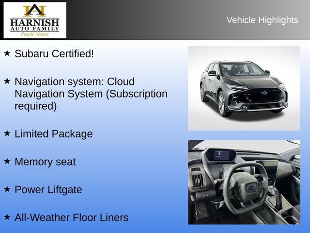 2024 Subaru Solterra Limited