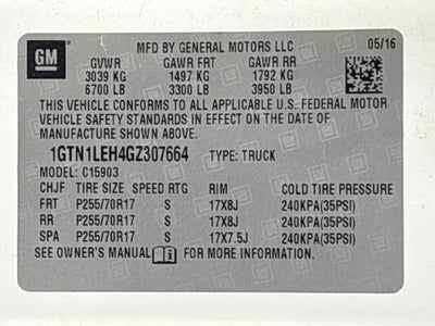 2016 GMC Sierra 1500 Base