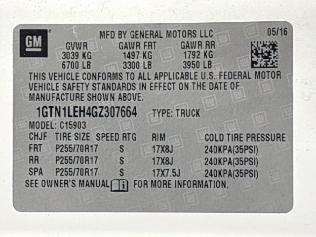 2016 GMC Sierra 1500 Base