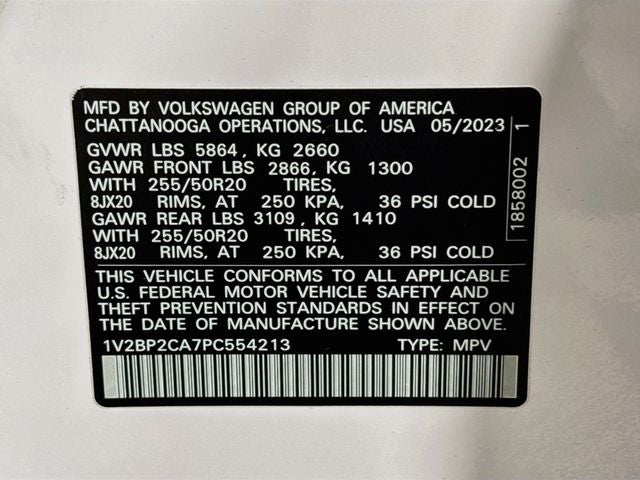 2023 Volkswagen Atlas 2.0T SEL