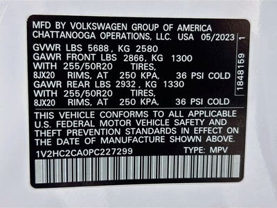 2023 Volkswagen Atlas Cross Sport 2.0T SE w/Technology
