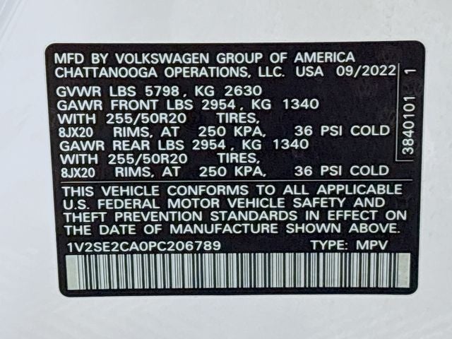 2023 Volkswagen Atlas Cross Sport 3.6L V6 SEL