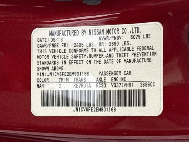 2014 INFINITI Q60 Base