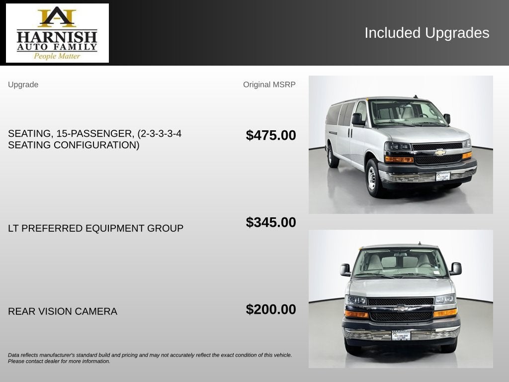2017 Chevrolet Express Passenger 3500 LT