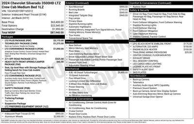 2024 Chevrolet Silverado 3500 HD LTZ
