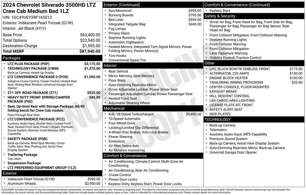 2024 Chevrolet Silverado 3500 HD LTZ