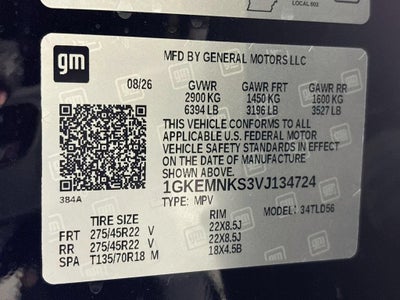 2027 GMC Acadia Elevation