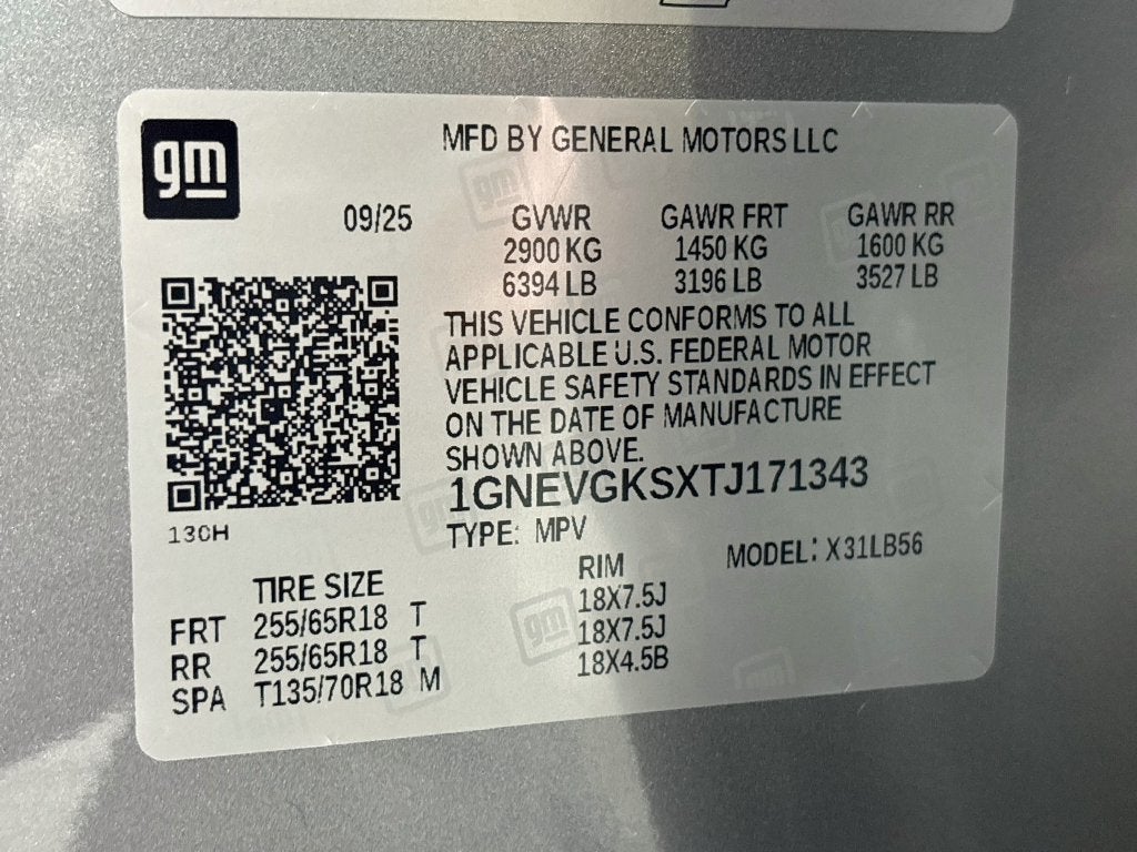 2026 Chevrolet Traverse LT