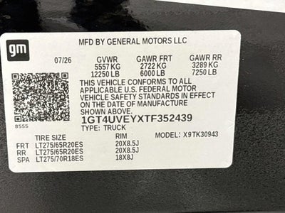 2026 GMC Sierra 3500 HD AT4