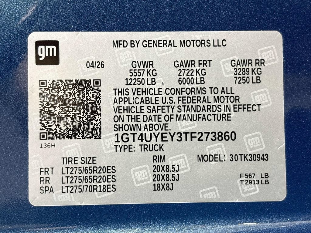 2026 GMC Sierra 3500 HD Denali Ultimate