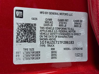2026 GMC Sierra 2500 HD AT4X